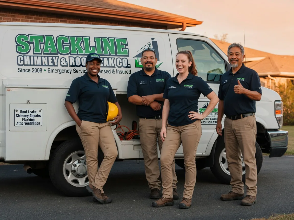 Chimney flashing repair company in Cement, OK